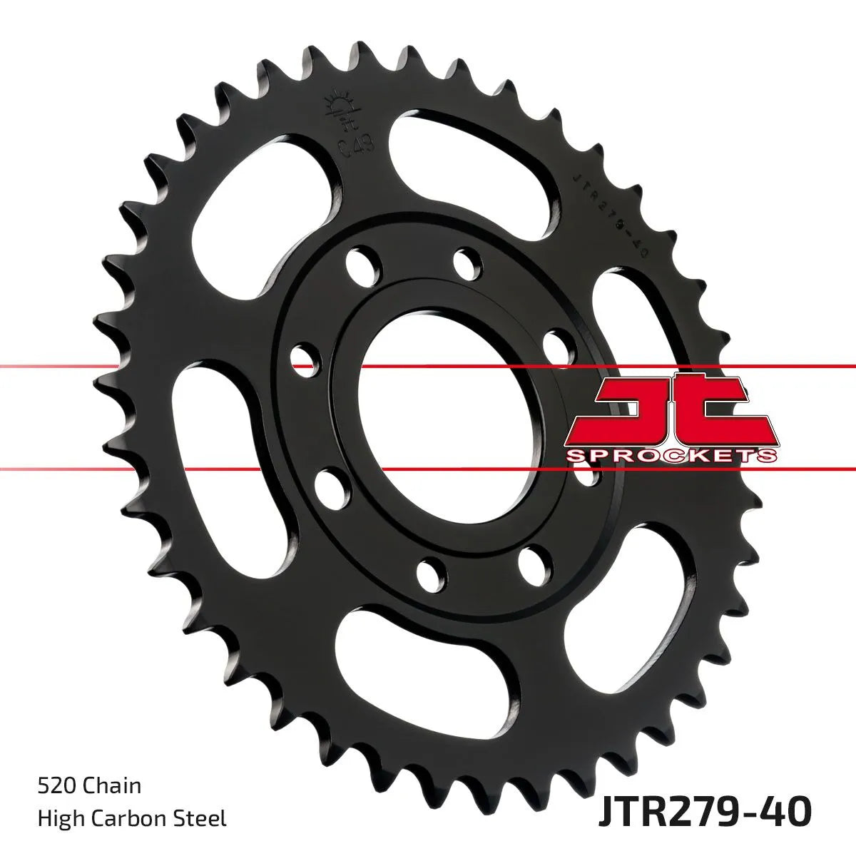 Jt Sprockets Steel Rear Sprocket 520-40t