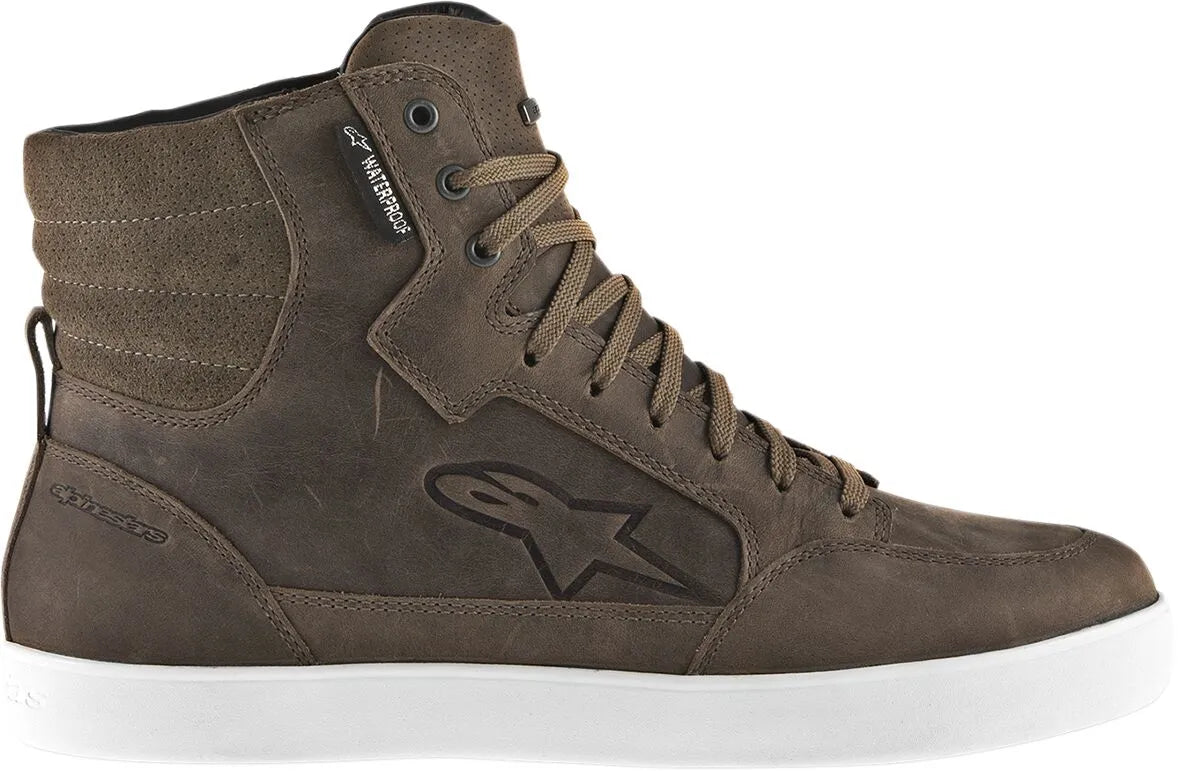 Alpinestars J-6 Waterproof Riding Shoes Brown