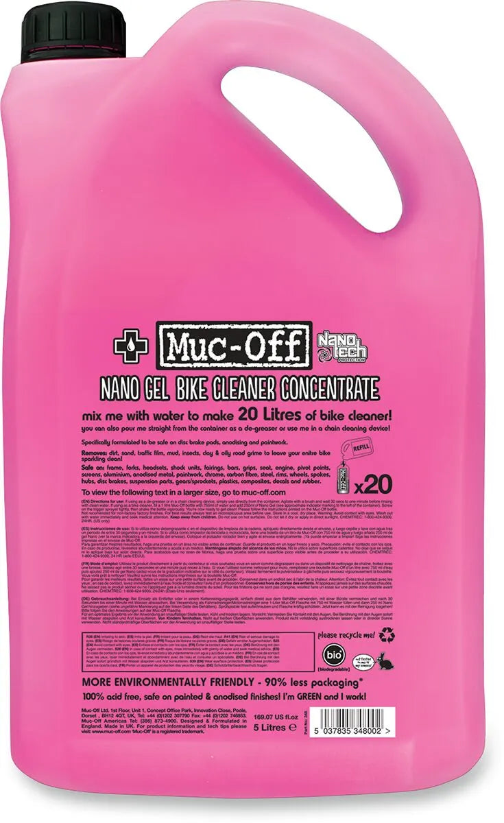 Muc-off Nano Gel Cleaner Concentrate 5l