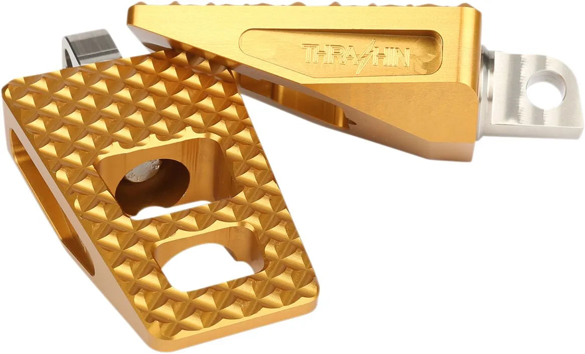 Thrashin Supply P-54 Foot Pegs - Gold Anodized