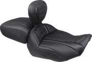 Mustang Deluxe Touring Solo Seat - For Harley Davidson