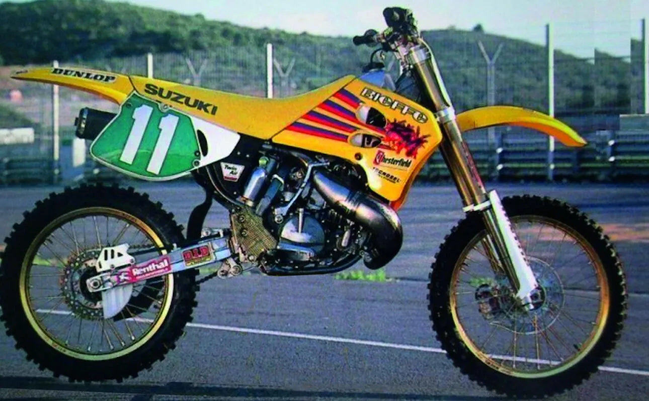 Tecnosel Graphics Kit For Suzuki - Vintage Bike Decals