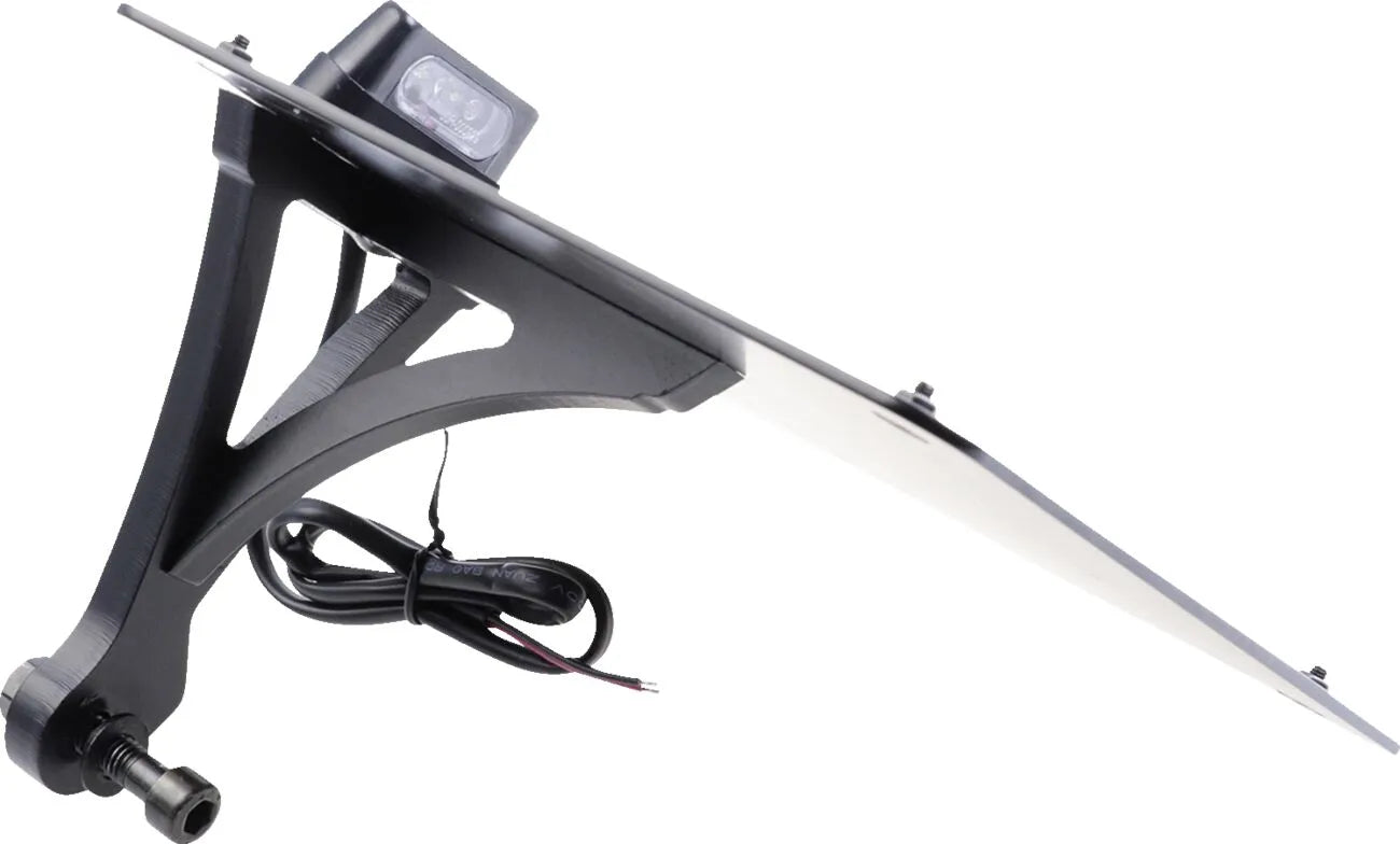 Cult Werk License Plate Holder - Black Powder-coated Steel