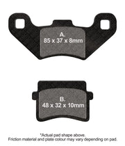 Ebc Sfac Carbon Series Scooter Bremseklodser - Foran