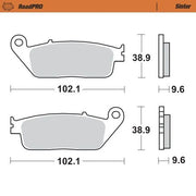 Moto-master Roadpro Sinter Brake Pad Front - Front