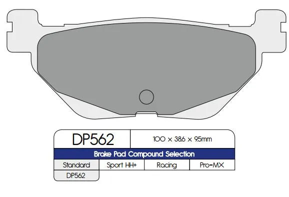 Dp Bremseklodser Standard Sintrede Metal - Bag