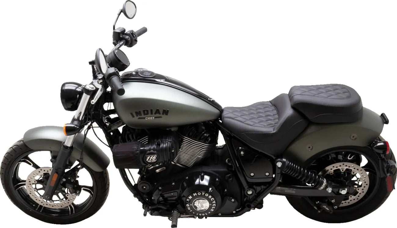 Mustang Standard Touring Solo Seat - For INDIAN