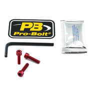 Pro Bolt Aluminium Fuel Cap Kit - Red