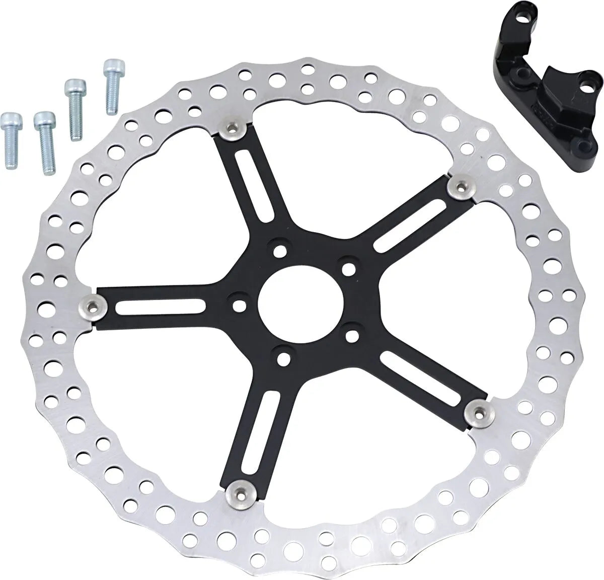Arlen Ness Big Brake Jagged Flydende Bremseklodser Sæt Til 18"+ Hjul - Foran