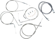 BARON Stainless Handlebar Cable/Line Kit for 18"-20" Bars