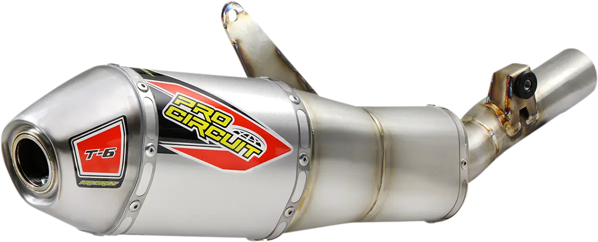 Pro Circuit T-6 Rustfri Slip-on Lyddæmper