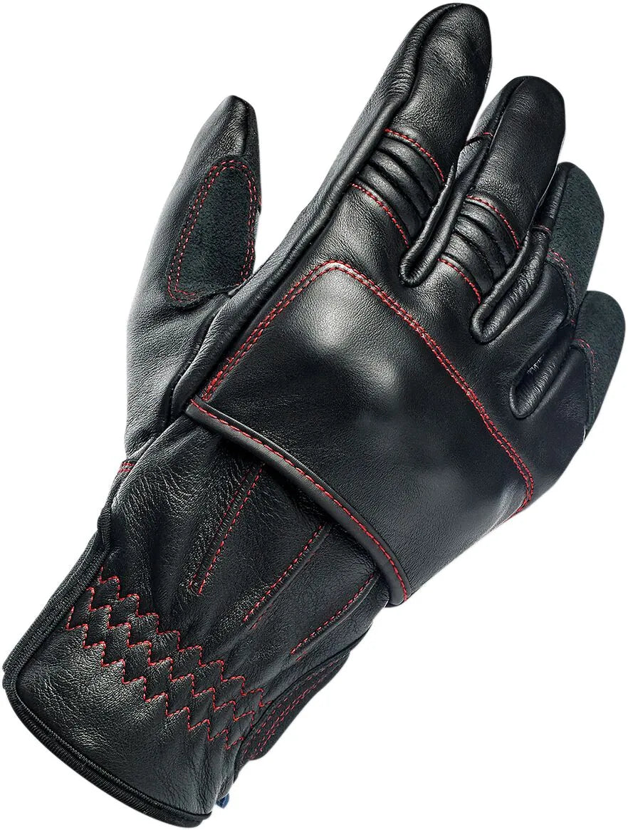 Biltwell Belden Gloves - Black/Red