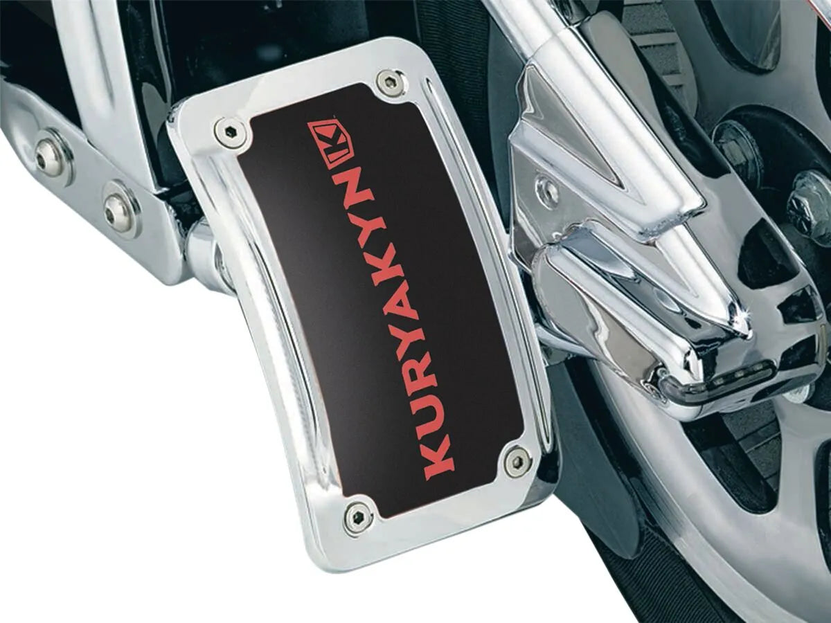 Kuryakyn Curved Side-mount License Plate Holder