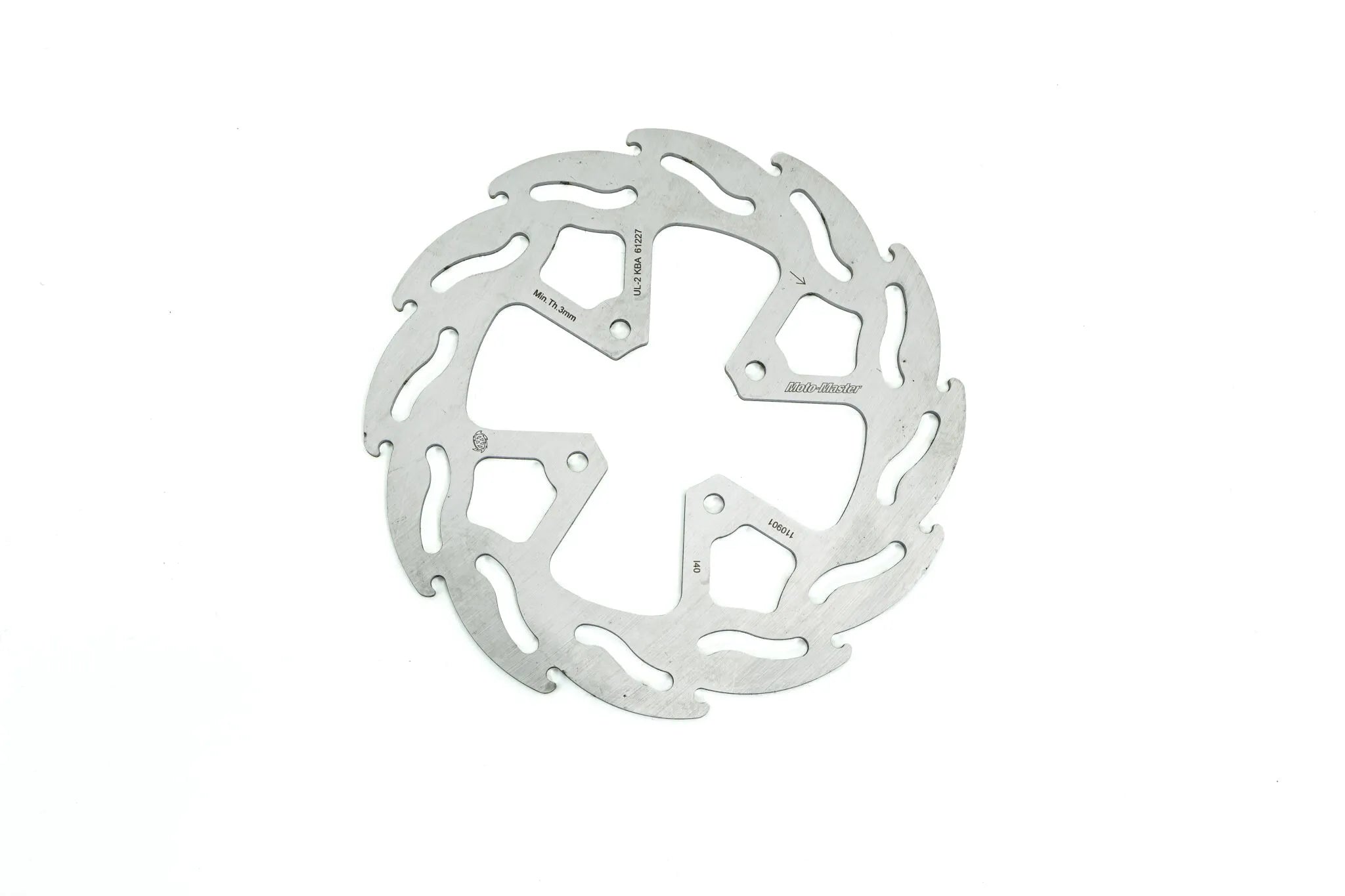 Moto-master Flame Series Fixed Brake Rotor - Rear