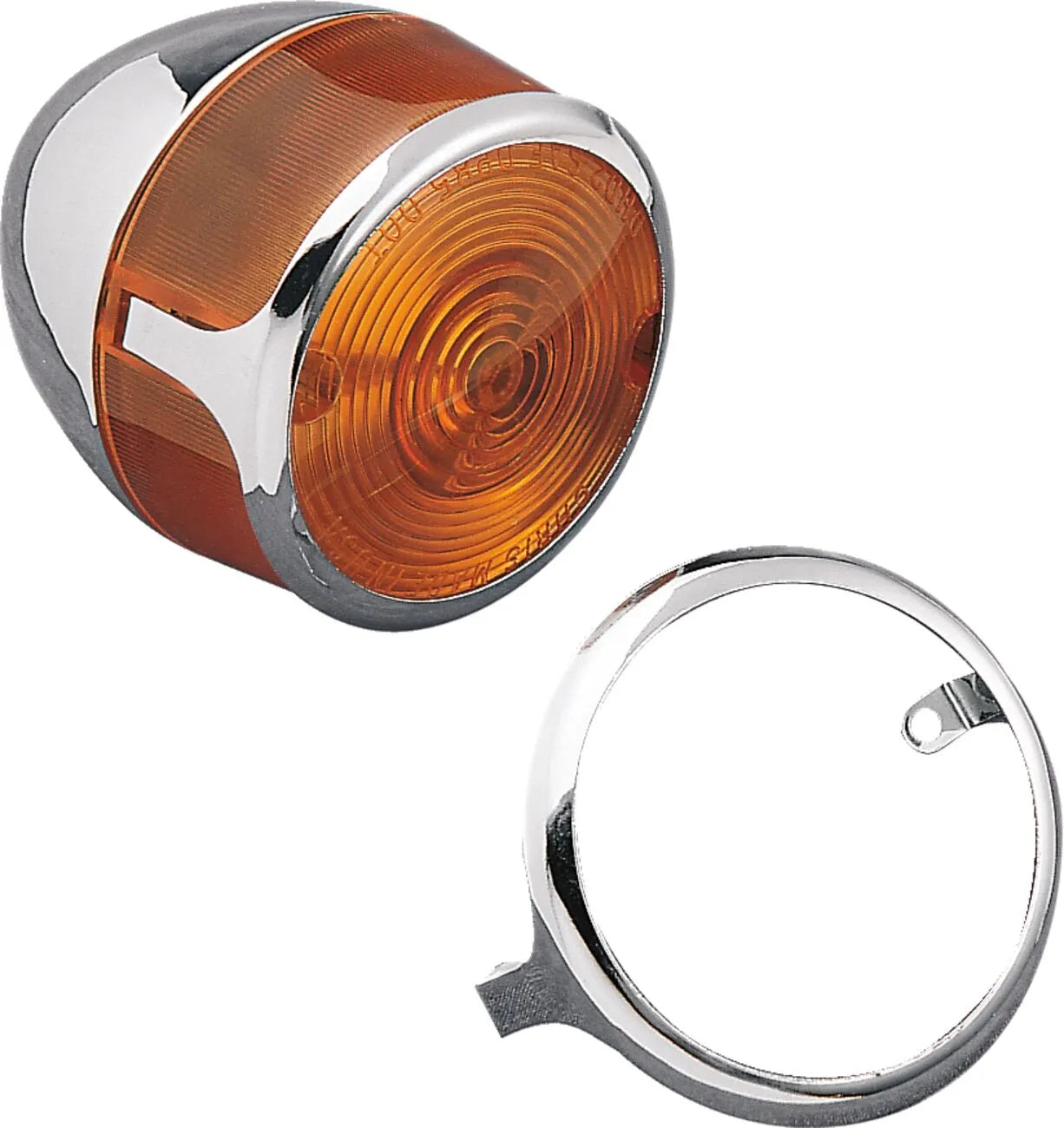 Drag Specialties Chrome Turn Signal Trim Rings