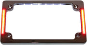 Custom Dynamics Tri-horizontal Led Motorcycle Plate Frame