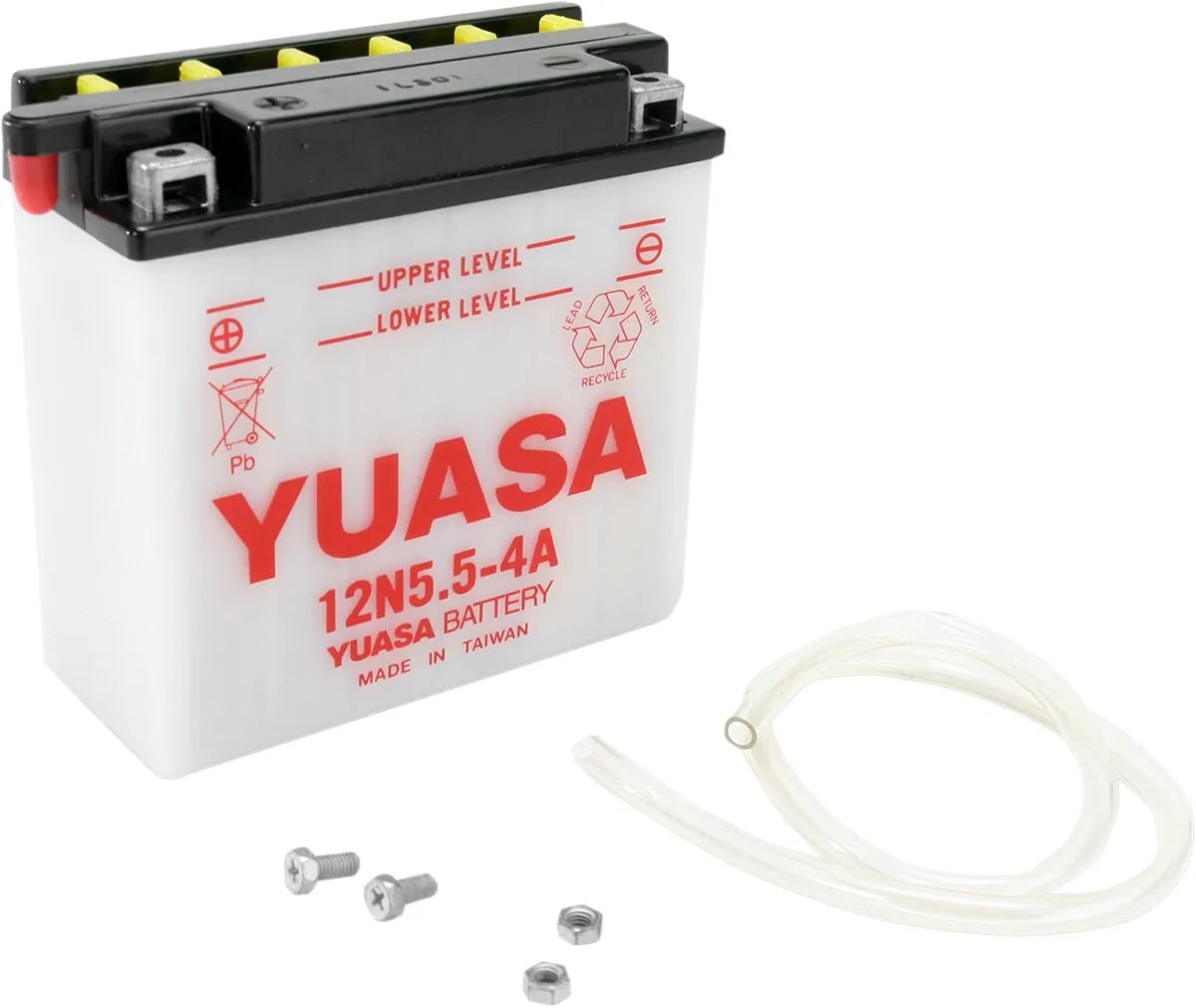 Yuasa Conventional Battery 12N5.5-4A for Yamaha Kawasaki Cagiva