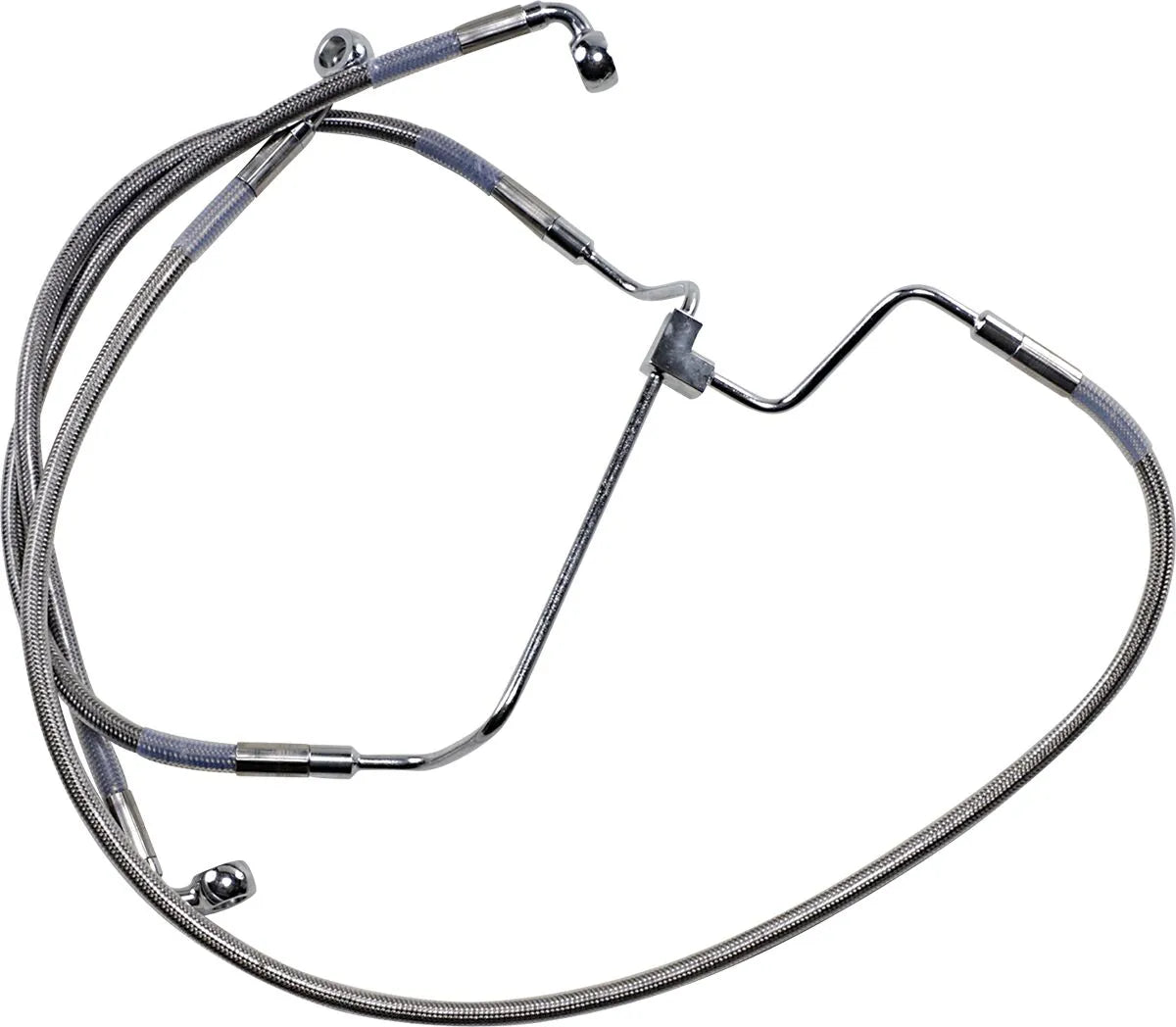 Drag Specialties Udvidet Bremse Slange Sæt - Ingen Abs