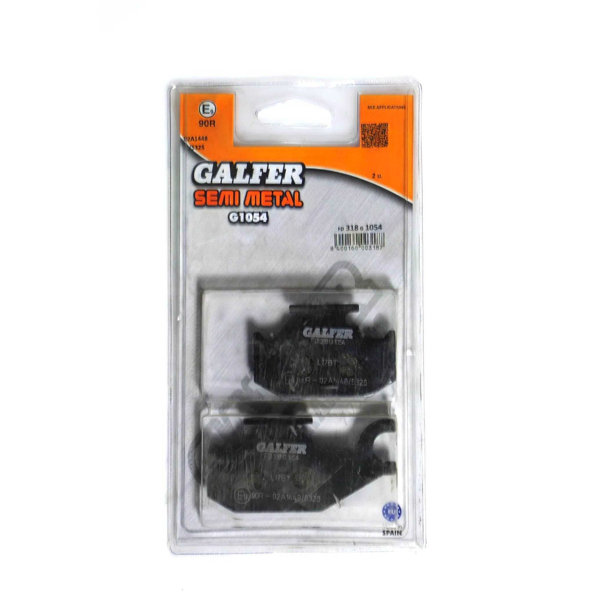 Galfer Semi-metallic Brake Pads For Oem Replacement - Front & Rear