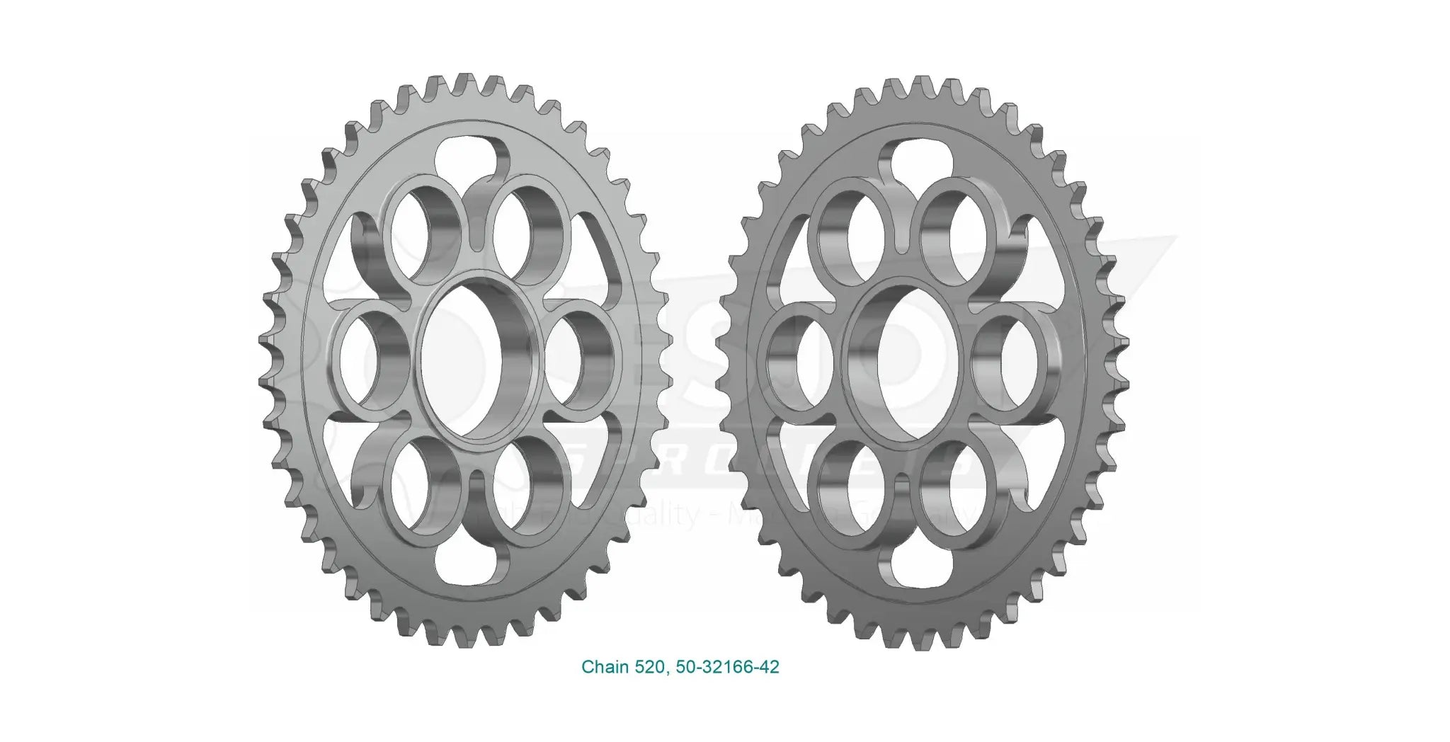 Esjot 520 Sprocket - Rear Standard Steel Sprocket