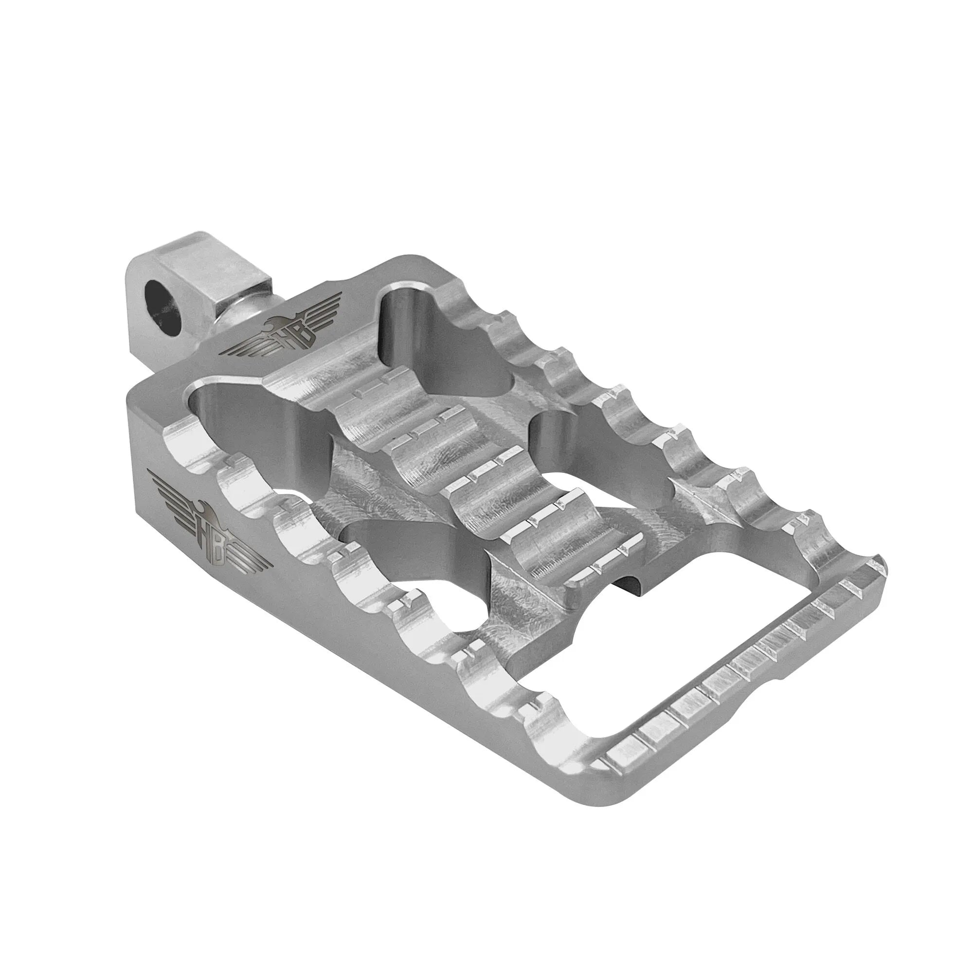 Heinz Bikes Foot Pegs For Harley Davidson - Silver