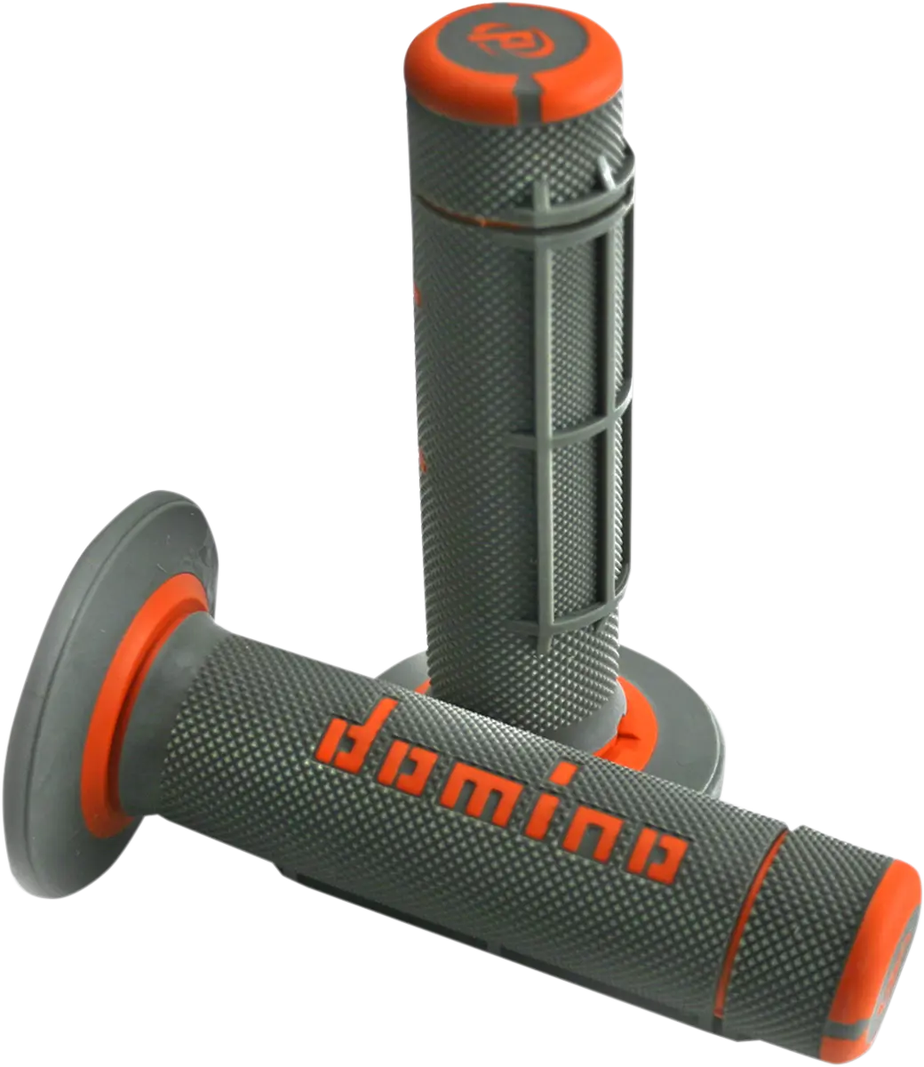 Domino Dually Grips - Orange/gray Dual Compound