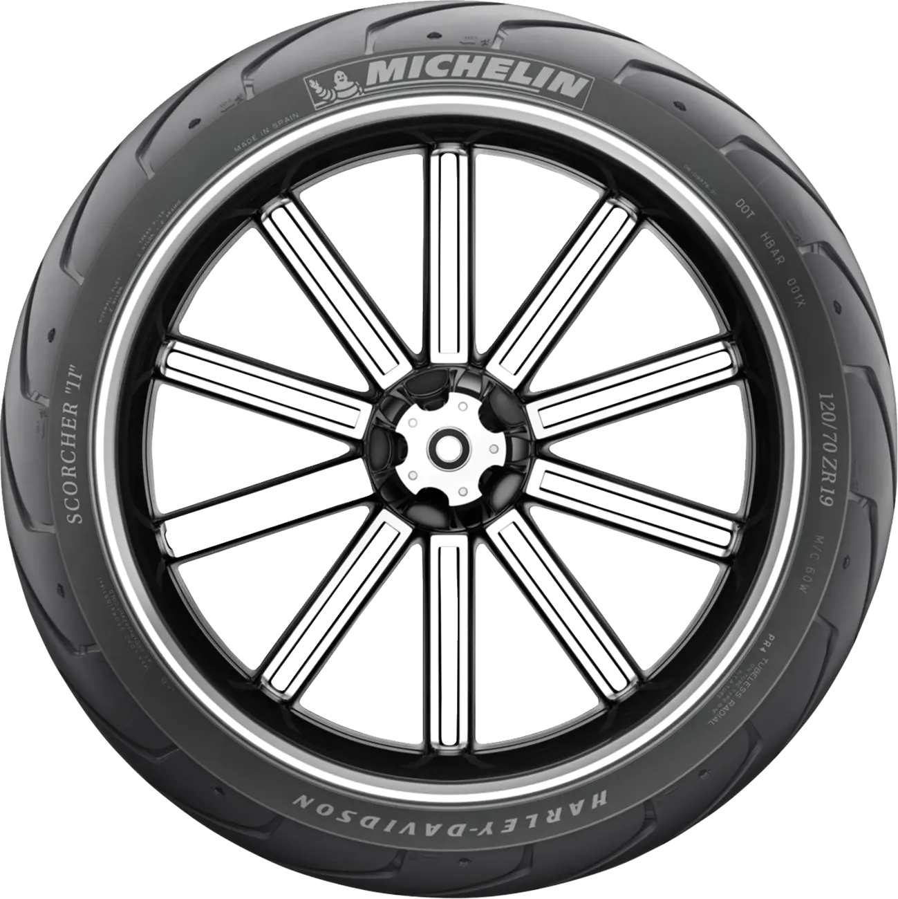 Michelin Scorcher 11 Tire - 120/70zr18 Front For Harley-davidson