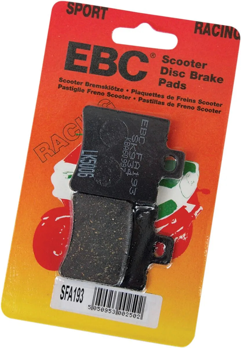 Ebc Scooter Sfa Bremseklodser - Forbedret bremsekraft - For og Bag