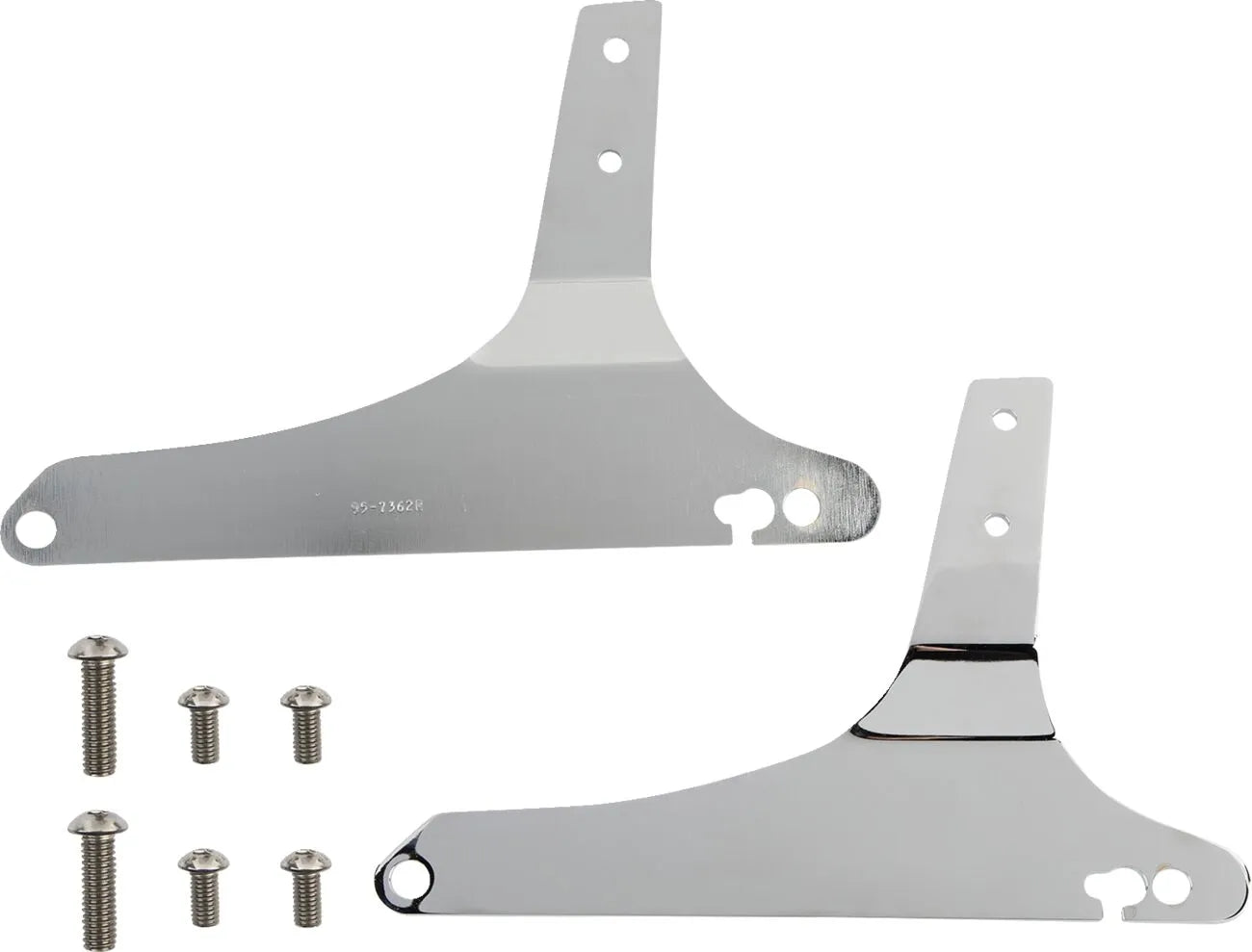 Cobra Square Sissy Bar - Chrome Backrest