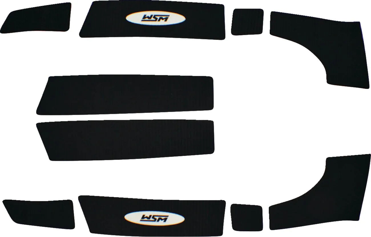 Wsm Black Traction Mat Set