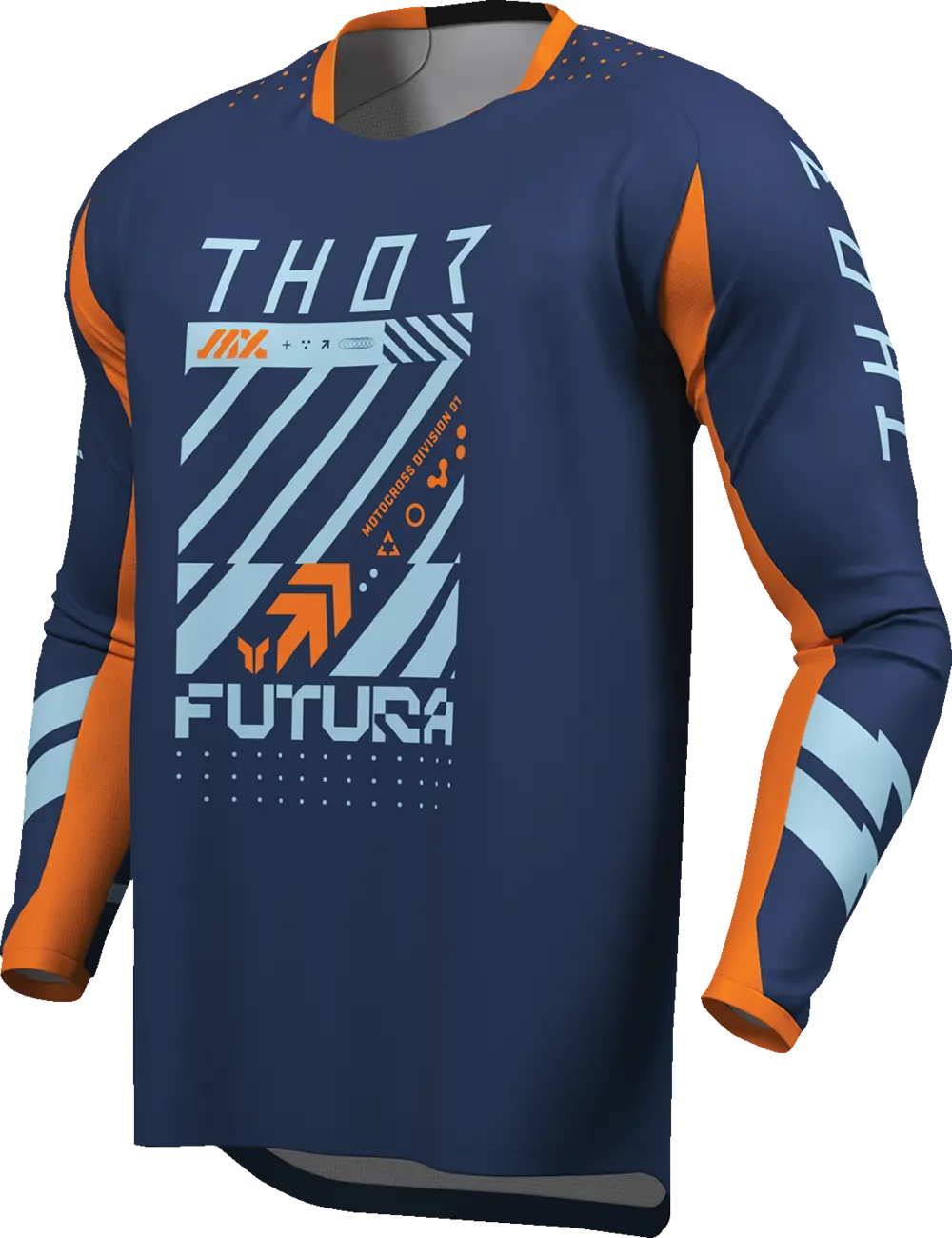 Thor Launchmode Futura Youth Jersey Navy/Orange