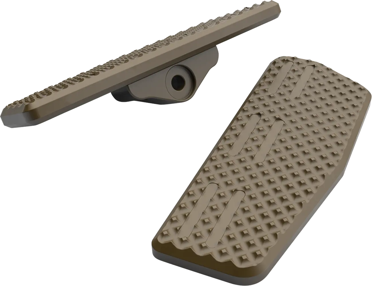 La Choppers Mini Floorboards - Bronze Billet Aluminum