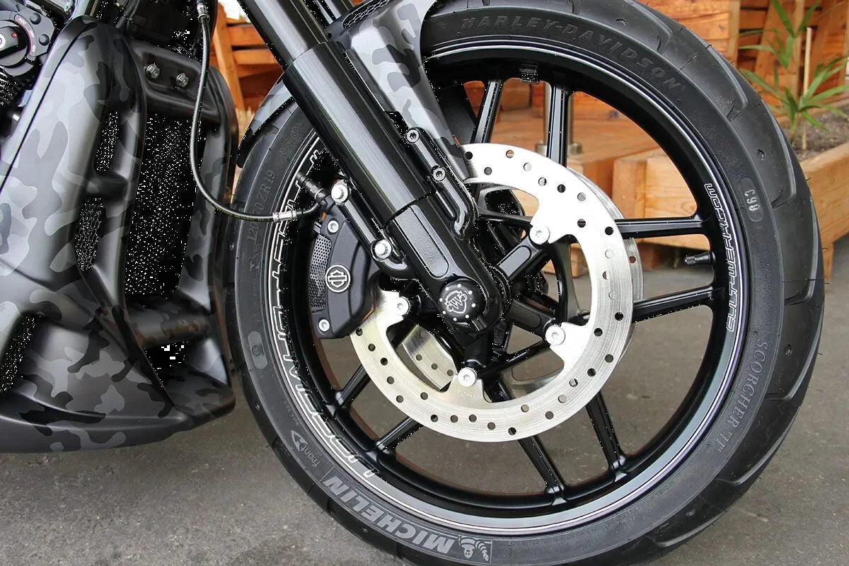 Cult-Werk Lower Fork Cover - Black - HD-ROD021