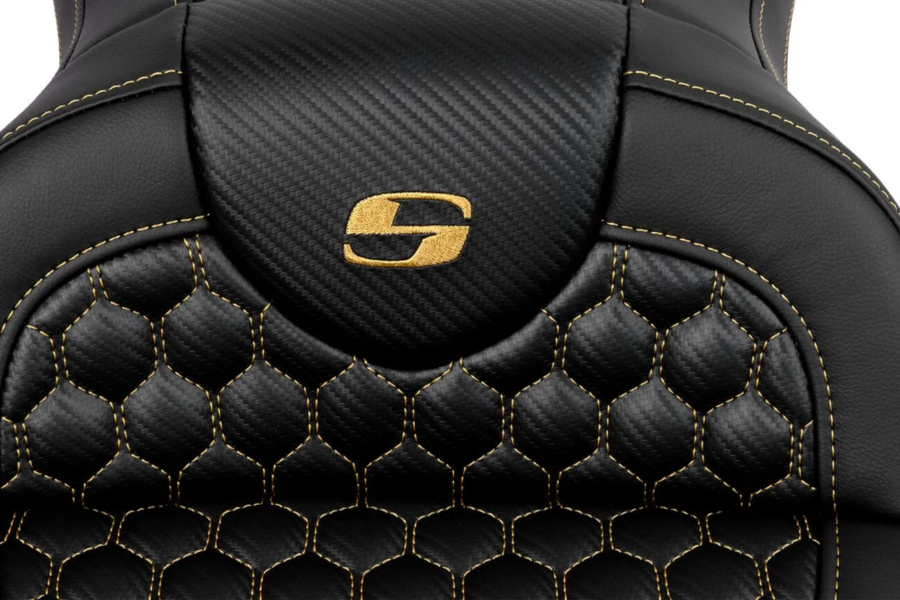 Saddlemen Honeycomb Roadsofa Seat - For Harley Davidson