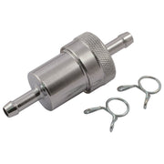 MCS Chrome aluminum fuel filter 5/16"