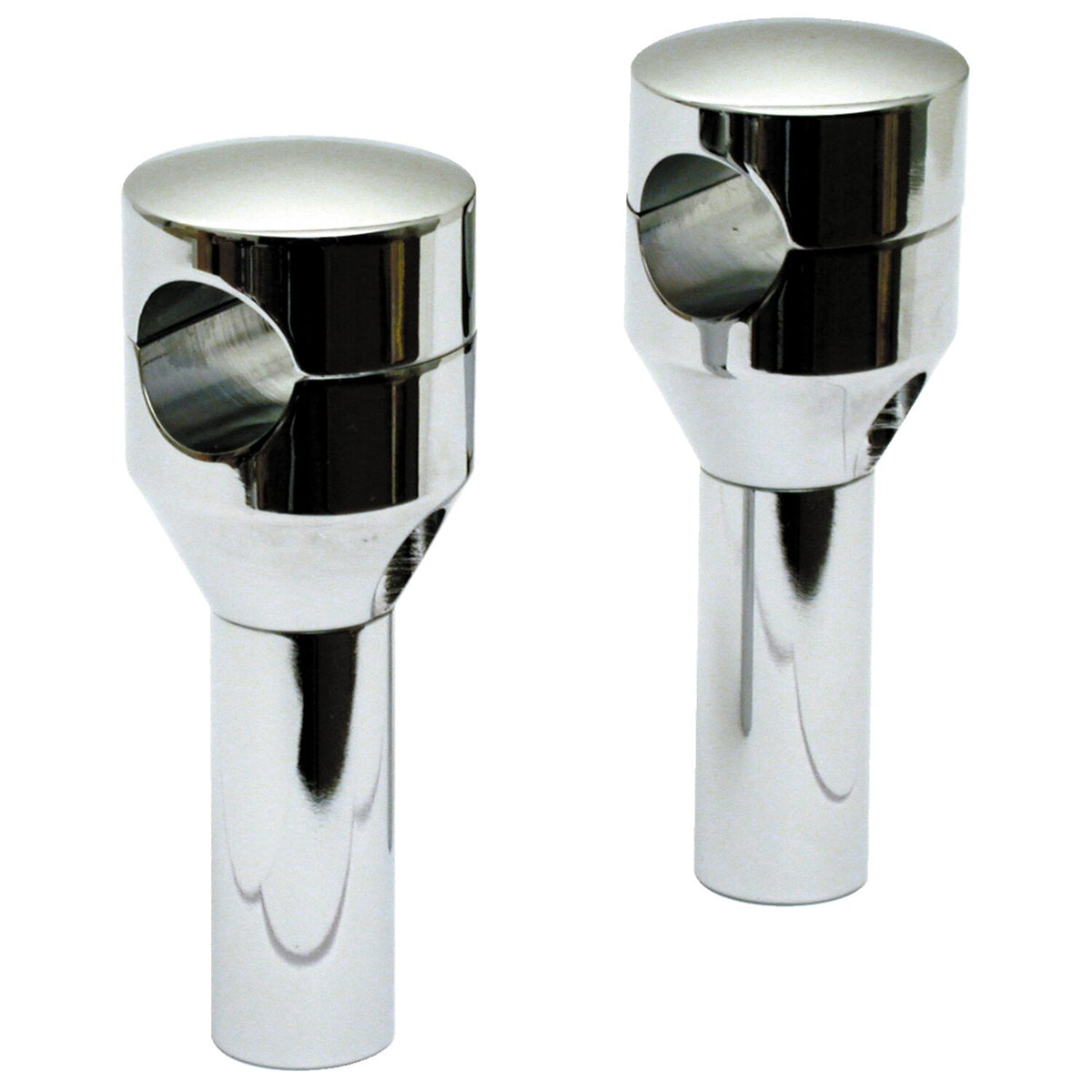 MCS Glide riser set - 6" rise - Chrome