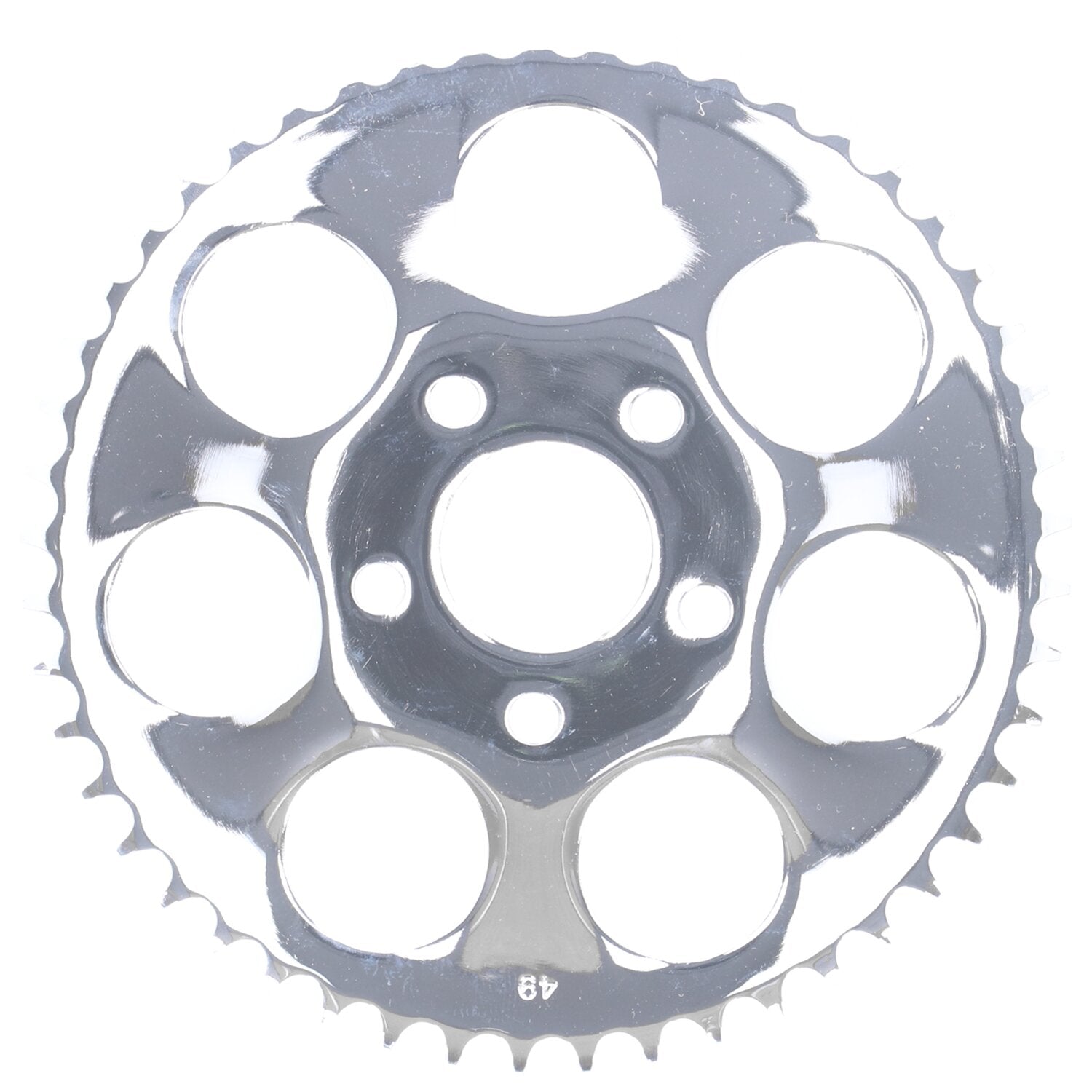 MCS Rear sprocket chrome - 49t