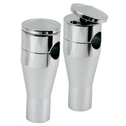 MCS Twist-Top Panhead style risers - Chrome 6" rise