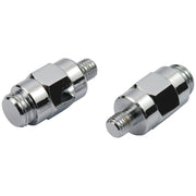 MCS FX Dyna front turn signal relocation kit - Chrome