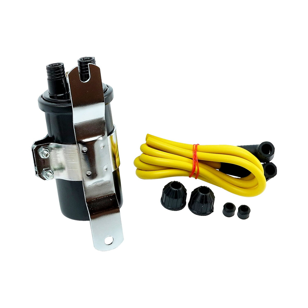 MCS Round custom ignition coil kit 6v - Black