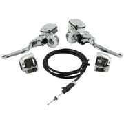 MCS Handlebar control hydr - Clutch conversion kit - Chrome