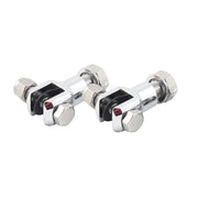 MCS Passenger foot peg stud assembly - Chrome