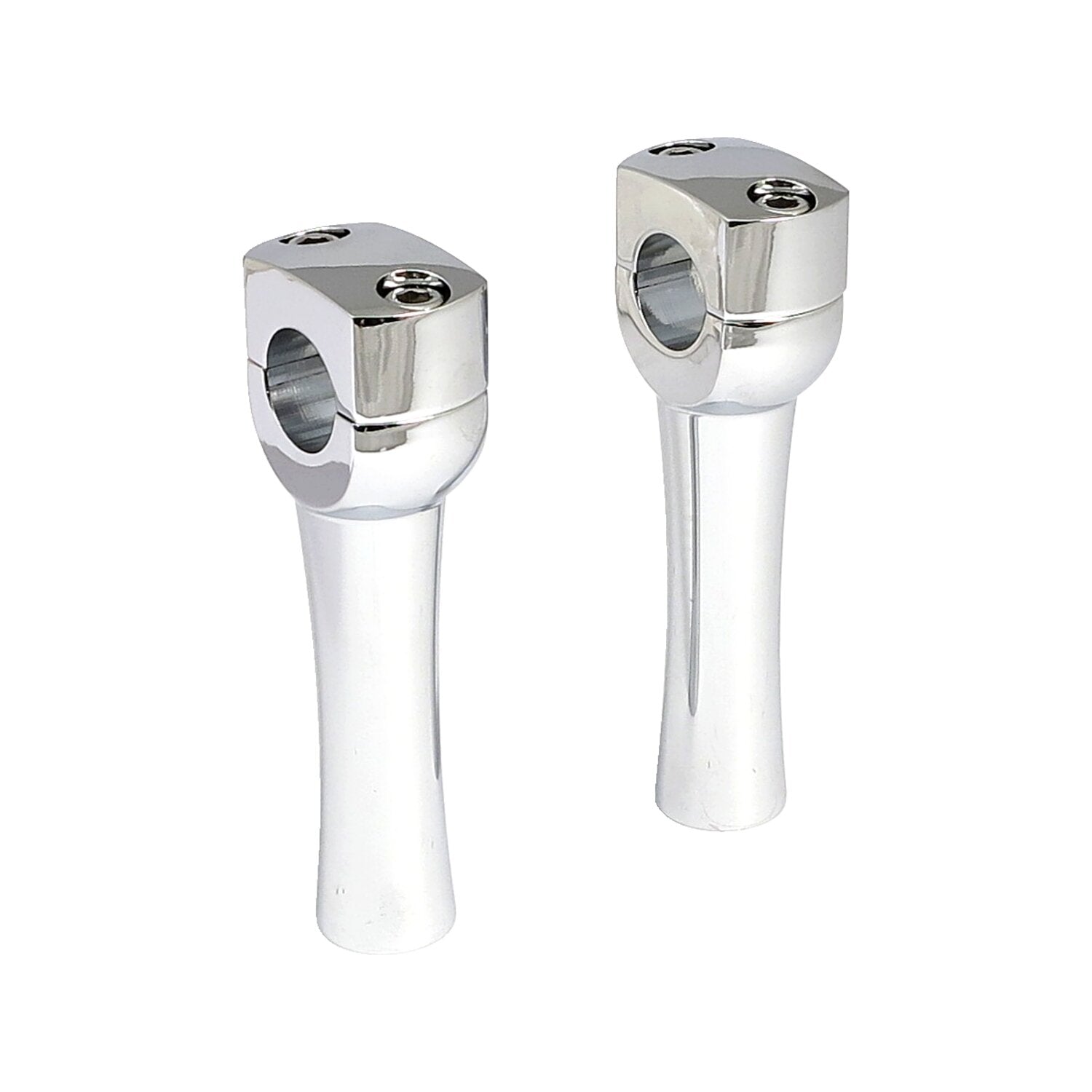 MCS Dighton 5" domed risers - Chrome