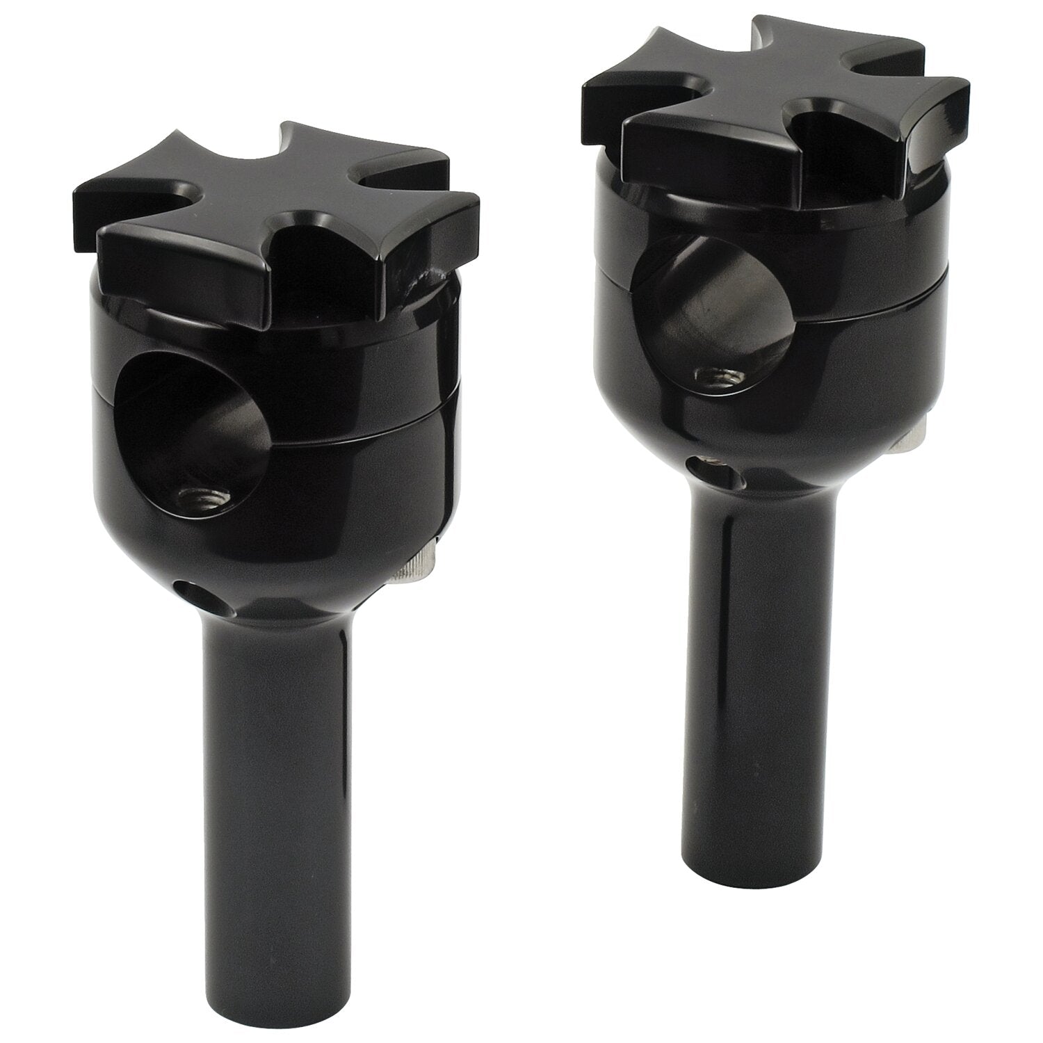 MCS Maltese riser set - 4" rise - Black
