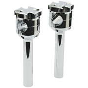 MCS Maltese riser set - 6" rise - Chrome