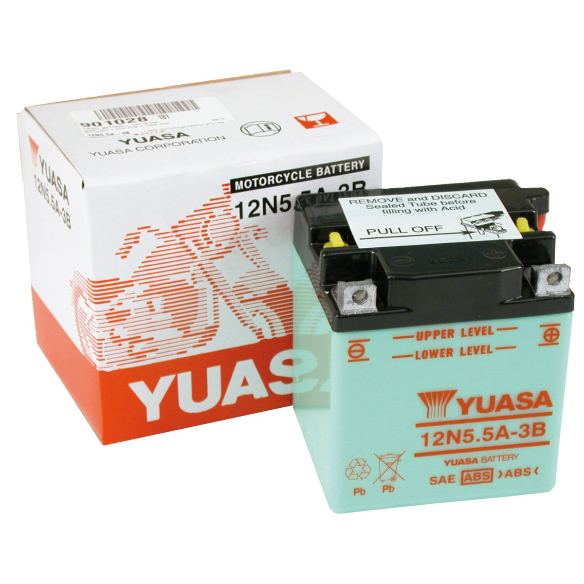 Yuasa 12V lead-acid battery - 5.5Ah