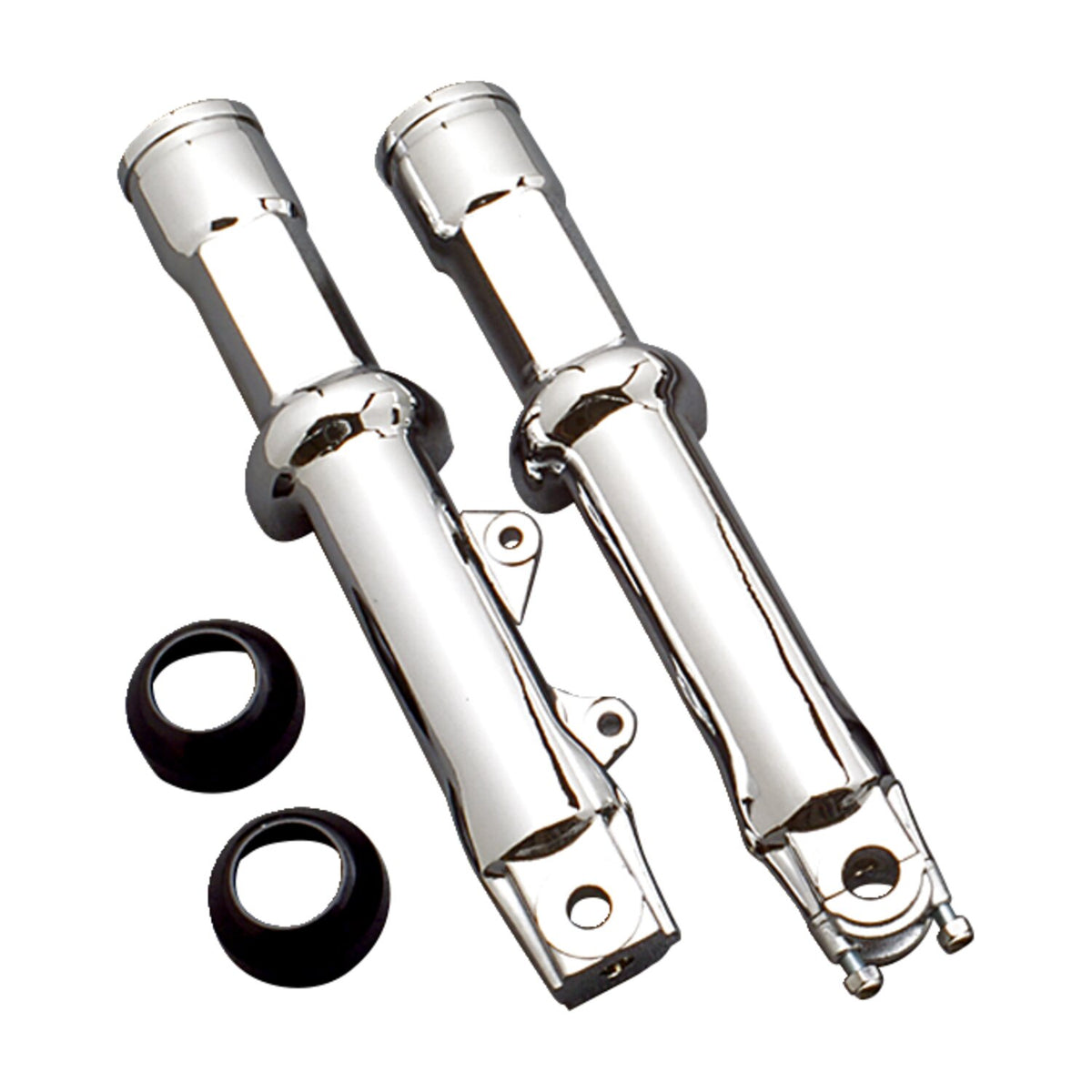 MCS Lower fork legs dual disc - Polished