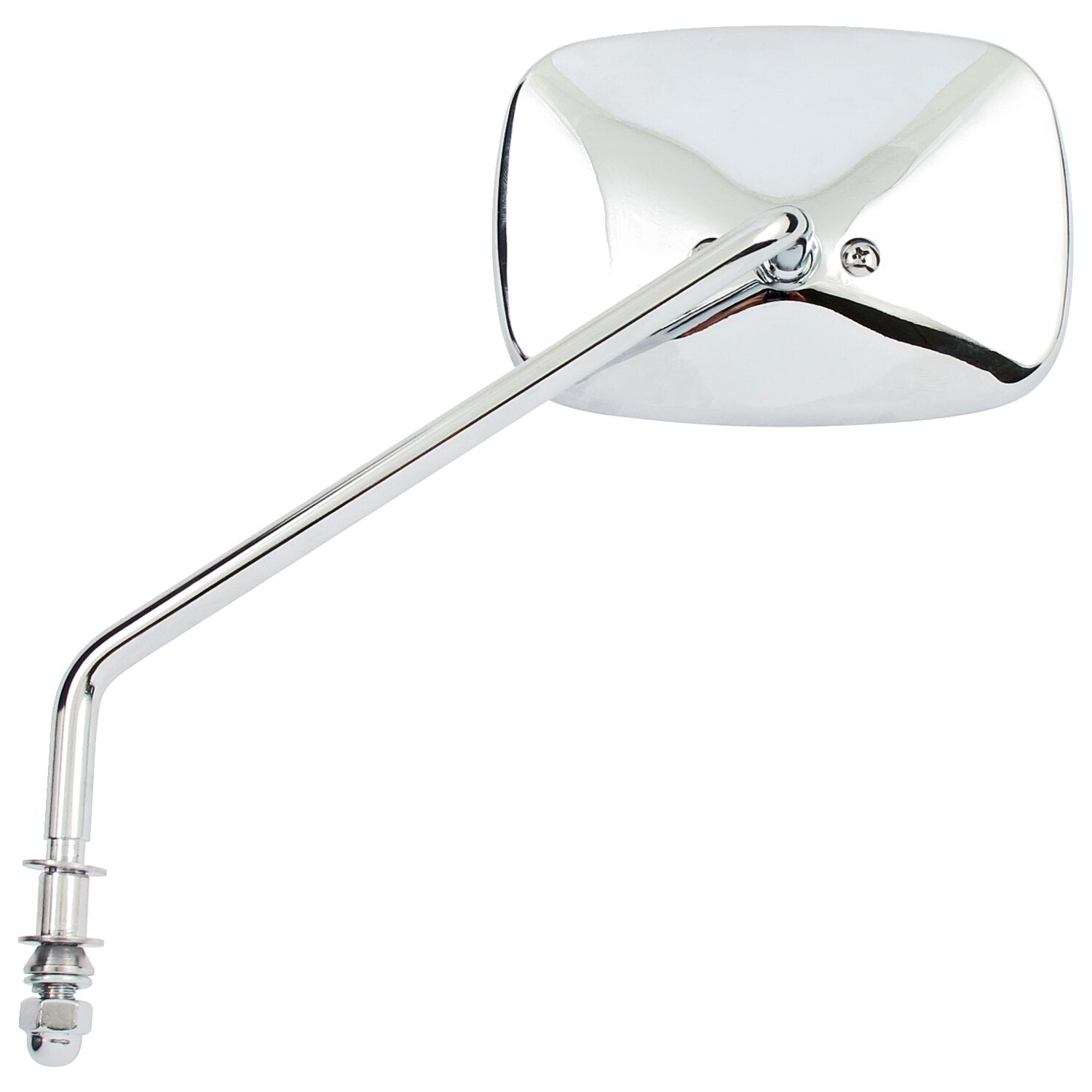 MCS Late OEM style mirror long stem left side - Chrome