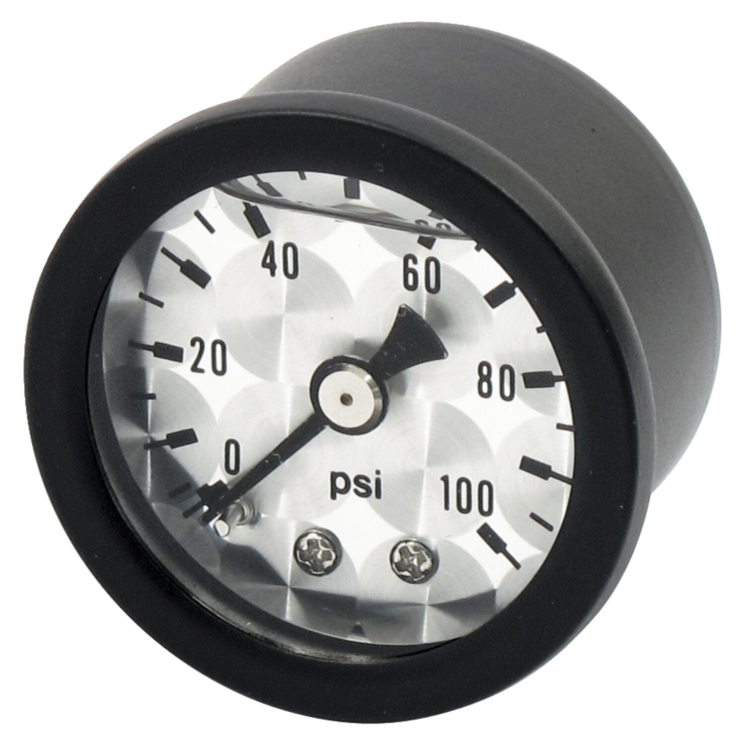 Marshall oil pressure gauge 0-100 PSI - Black housing