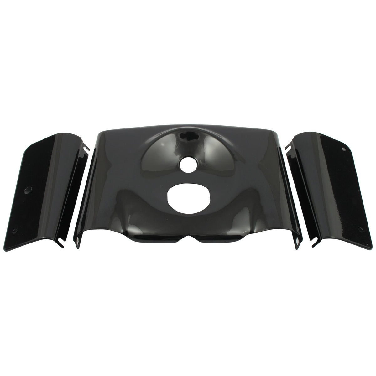 MCS Fork panel kit 3-piece - Smooth - Gloss black